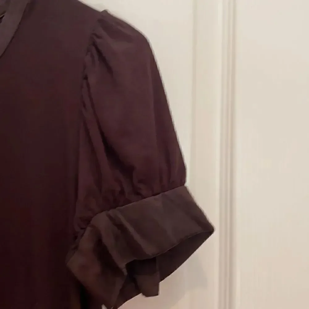 Bebe brown baby doll dress M